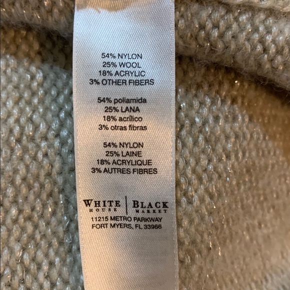 White House Black Market new warm sweater Sz.S - Picture 8 of 8
